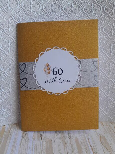 60 years old birthday gift card