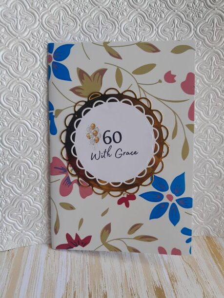 60 years old birthday greeting card